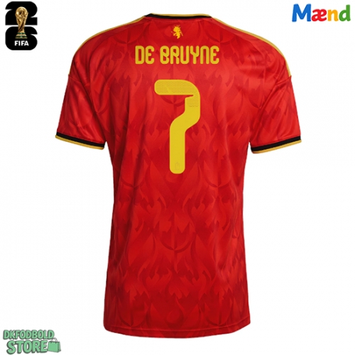 Belgien Kevin De Bruyne #7 Replika Hjemmebanetrøje VM 2026 Kortærmet